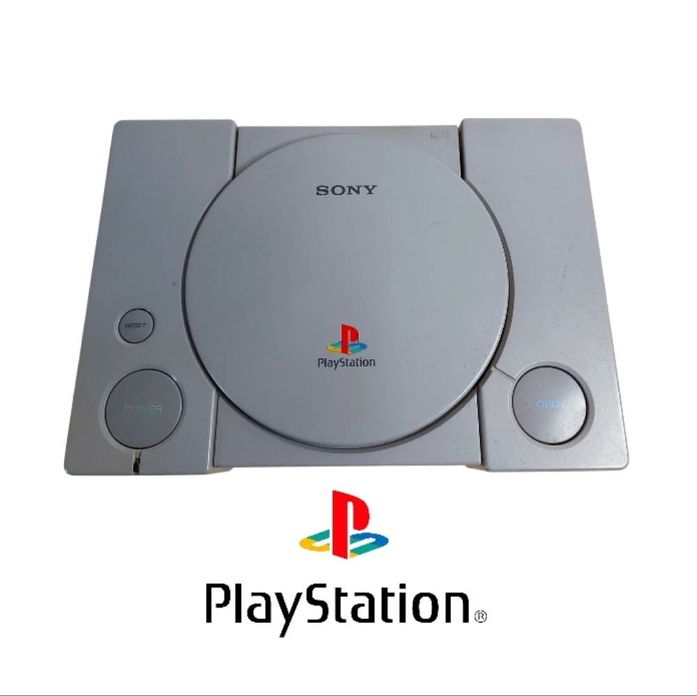 Sony Playstation 1 Console + Memory Cards ONLY *untested*